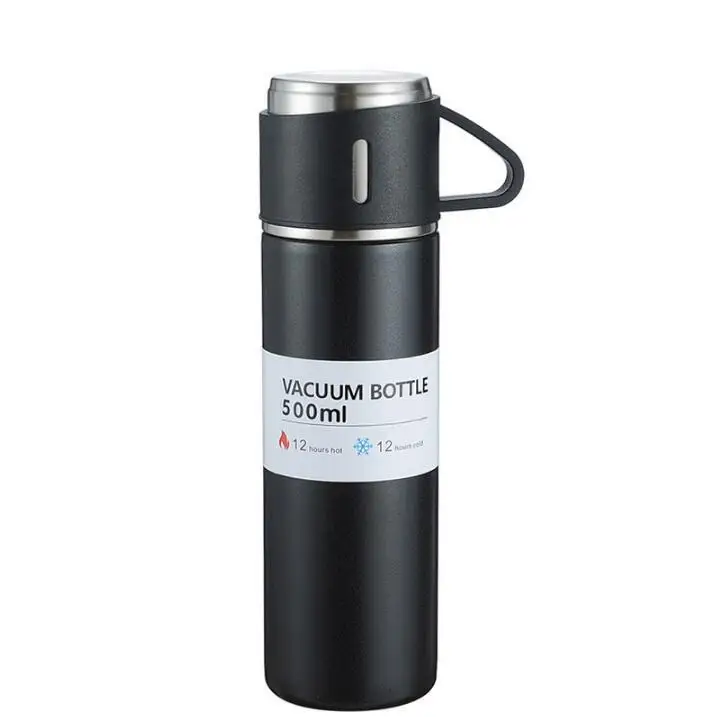 Vacuum cup custom logo packaging 17oz Outdoor travel sports thermos stainless steel vacuum flask thermos