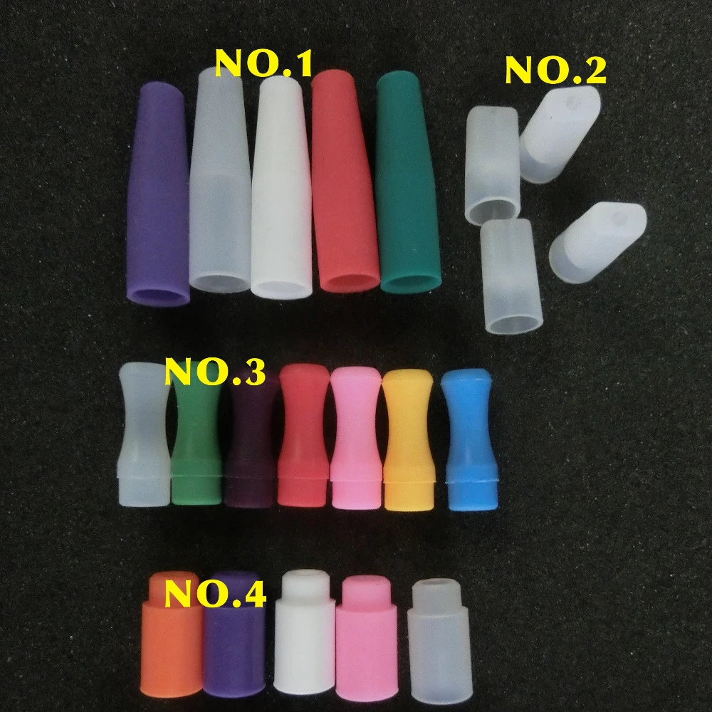 Wholesale 9.2 disposable 510 silicone drip tips with individually package