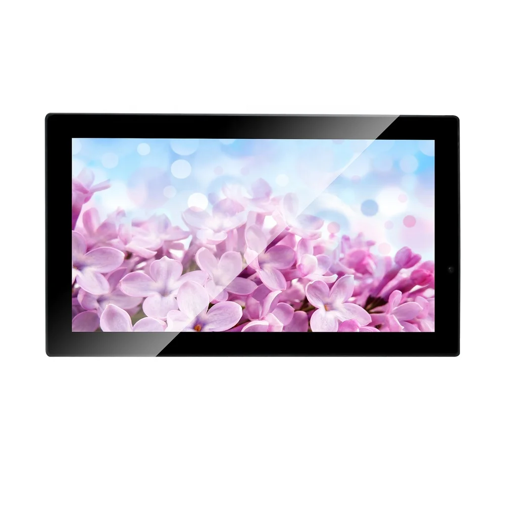 21.5 inch digital photo frame with IPS lcd video display menu standing table restaurant smart electronic digital picture frame