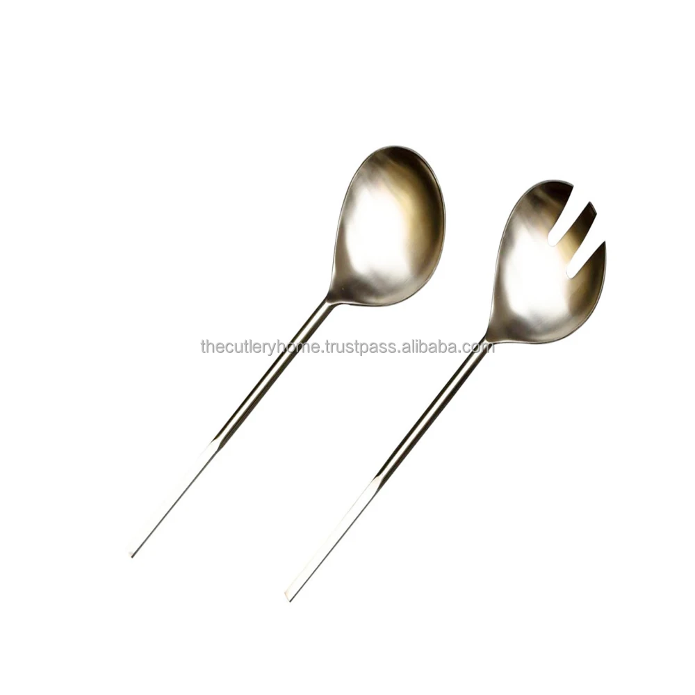  Набор серверов для салатов из нержавеющей стали уникальный недорогой причудливый сервиз ручной работы роскошные декоративные столовые приборы набор