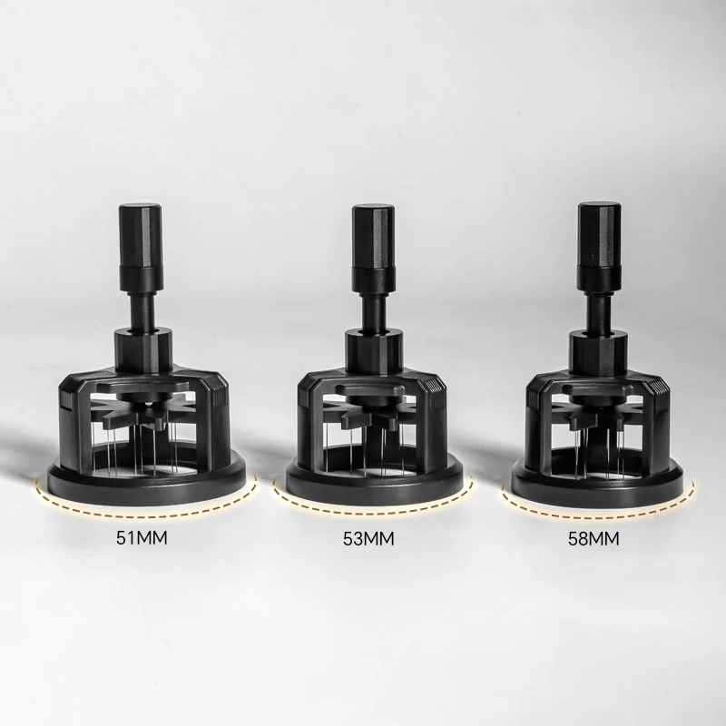 51MM 53MM 58MM WDT Espresso Distribution Tools Espresso Stirrer Tool WDT 11 Needles Coffee Distributor for Barista