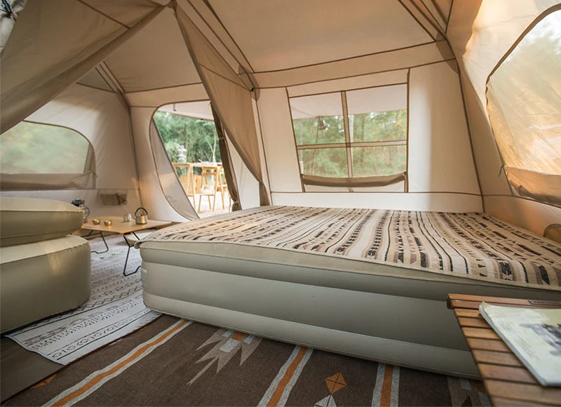 New Manufacturer Unique House Tent Outdoor Camping Tent for Party Picnic Camping Tent with Checked Window