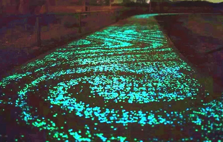 glow in the dark garden pebbles