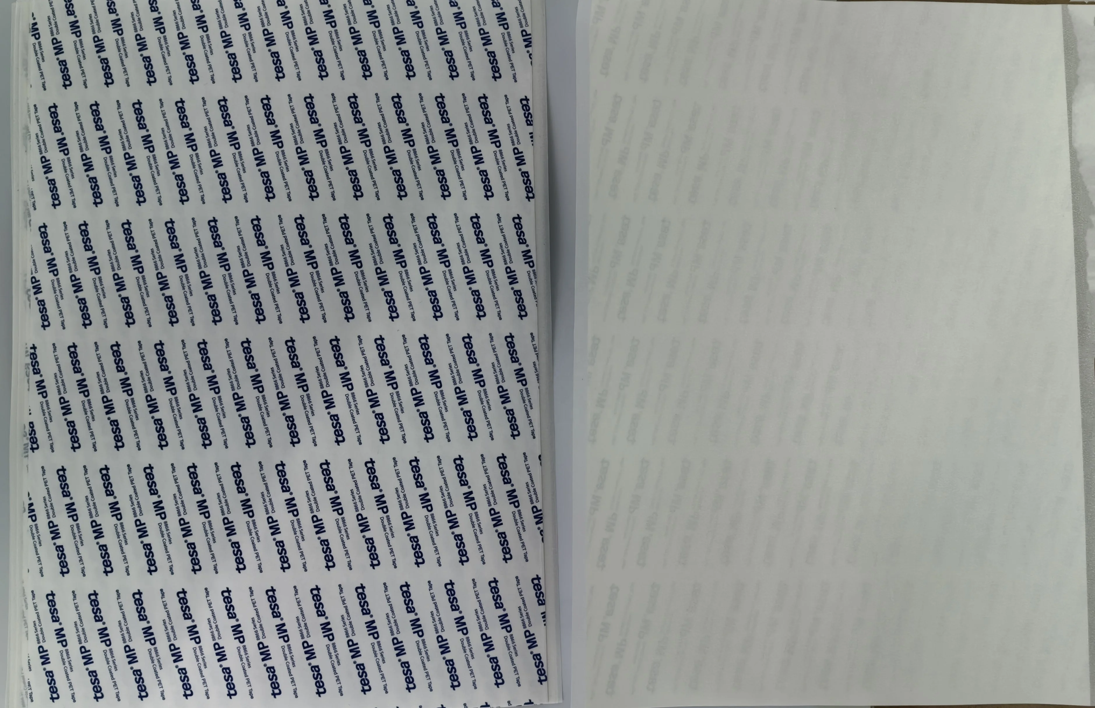 A4 Size Clear Self Adhesive Double Side PET Tape Tesa 88663 MP PET Double Coated Tape