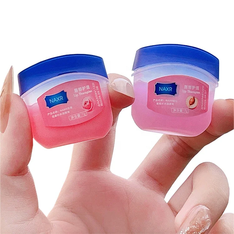 Moisturizing repairing Fade lip lines nature 6pcs Honey White Vaseline Sakura Avocado Rose Juicy peach Lip oil lip gloss kit