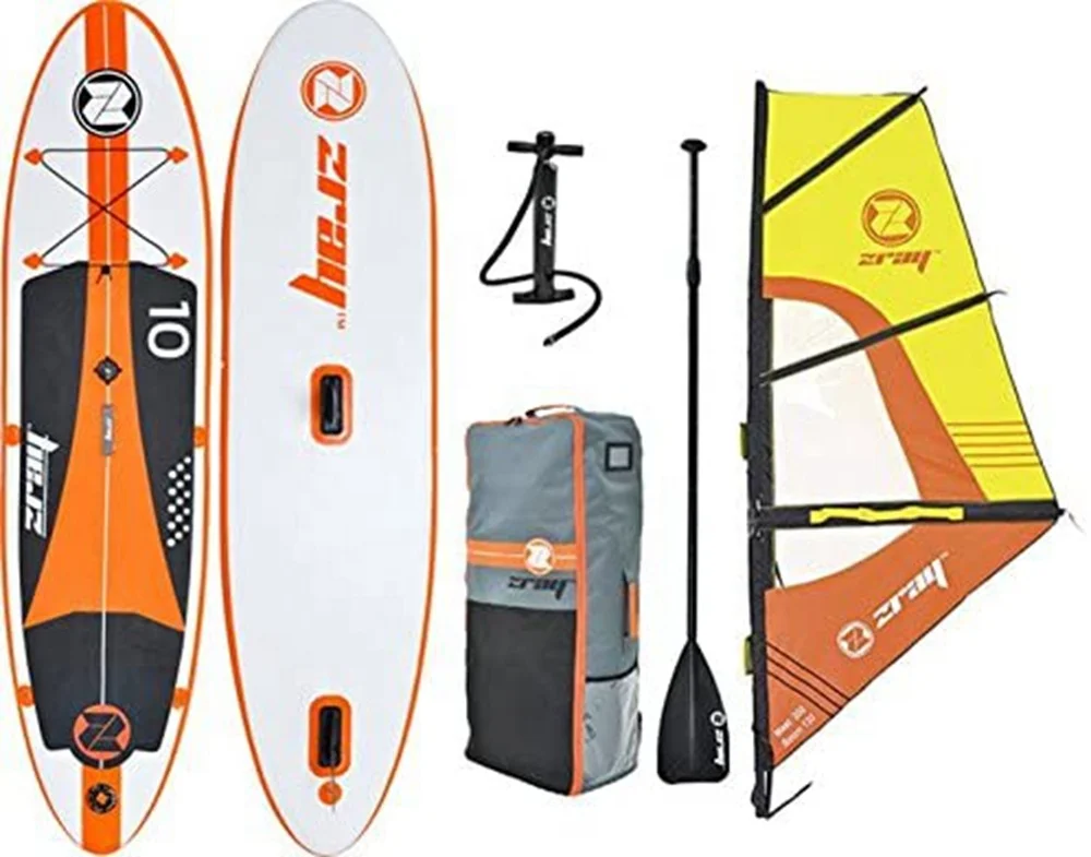 Hot Sale Zray W1 10 Ft inflatable Windowsurf Sup Sailing Paddling Board For Sale