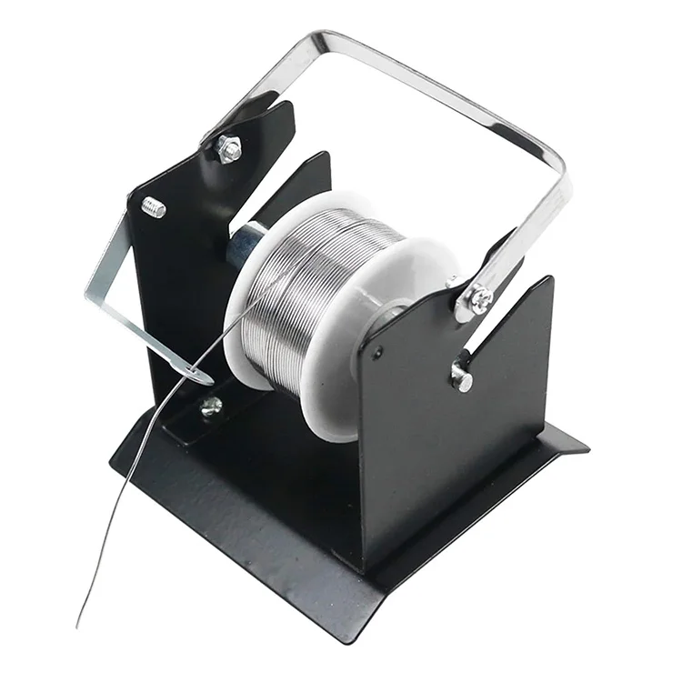 JH-Mech Soldering Welding Wire Adjustable Roll Holder Easy Assembly And Disassembly Metal Wire Spool Holder