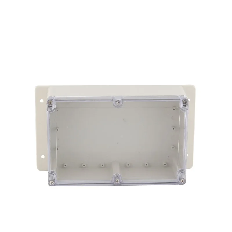IP67 ip65 ABS plastic waterproof box PCB control cable enclosure with PC transparent cover 87 x 150 x 230MM