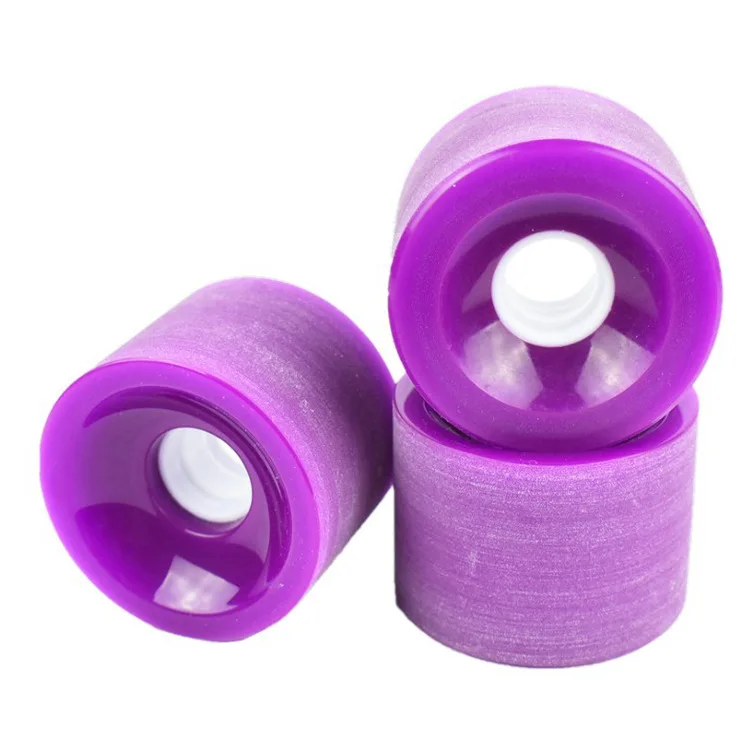Custom Pu Longboard Skateboard Wheels Explosion-proof Solid Color Electric Skateboard Wheels
