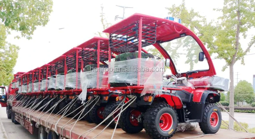 Fire Motorcycle Four Wheel Drive Motorcycle Fire  Fighting truck with Water Mist Pump for Price