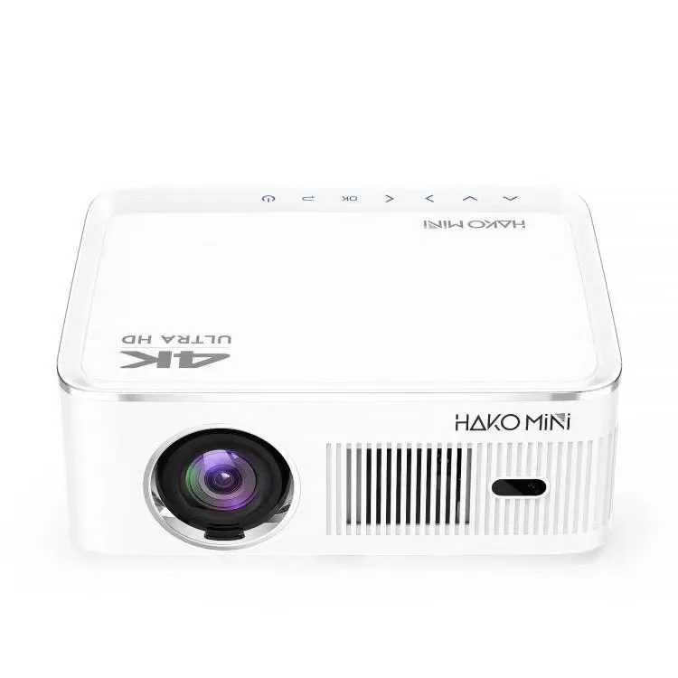 NEW Arrival Mini Projector HKM100 Android 10 OS Support 4k2.4G/5G wifi BT 5.0 Home Theater