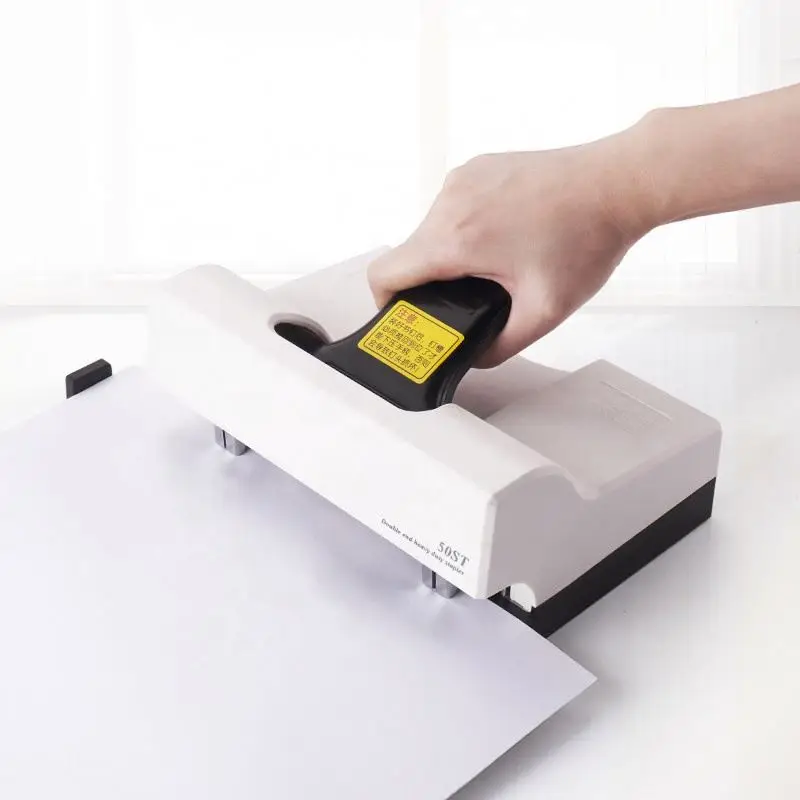 Economic Factory Manufacturing Heavy Duty Manual Stapler Office Two-Head Paper Stapler Machine