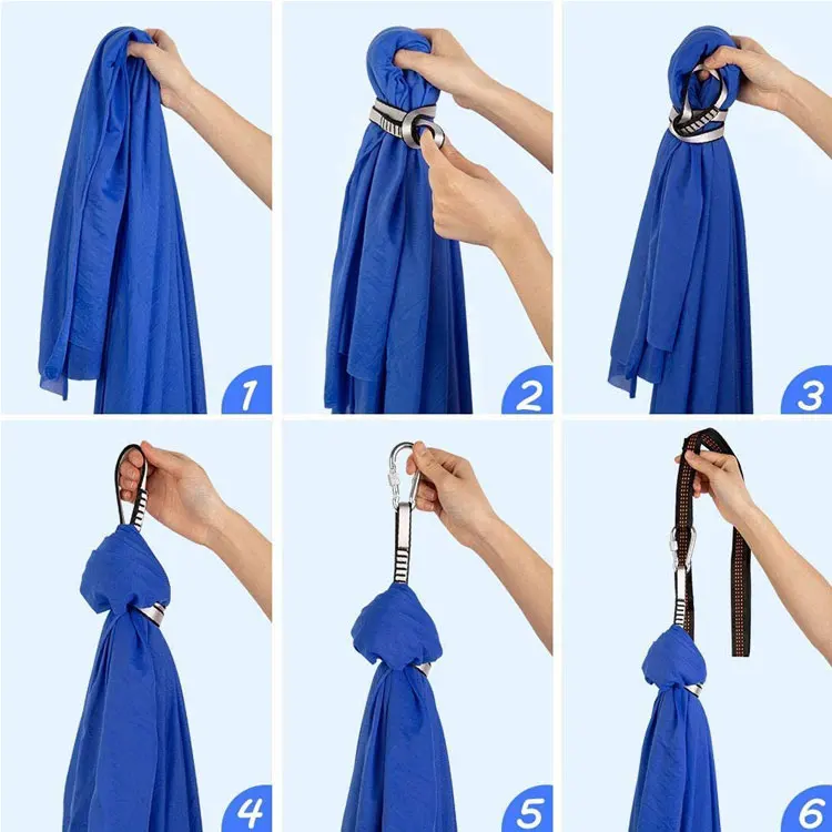 Sling inversion tool yoga hammock kids, china factory custjom hanging aerial yoga swing kids
