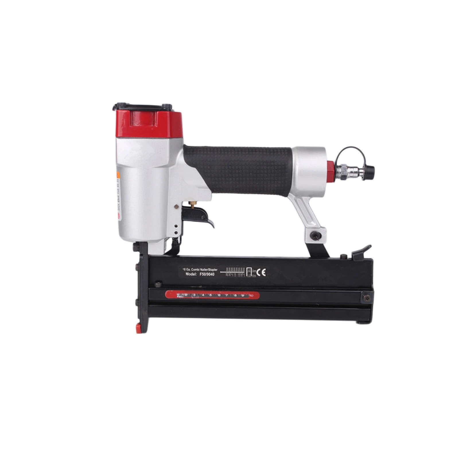 Pneumatic Brad Nailer, 2 in 1 Nail Gun Staple Gun Fires 18 Gauge 2 Inch Brad Nails and Crown 1-5/8 inch Staples