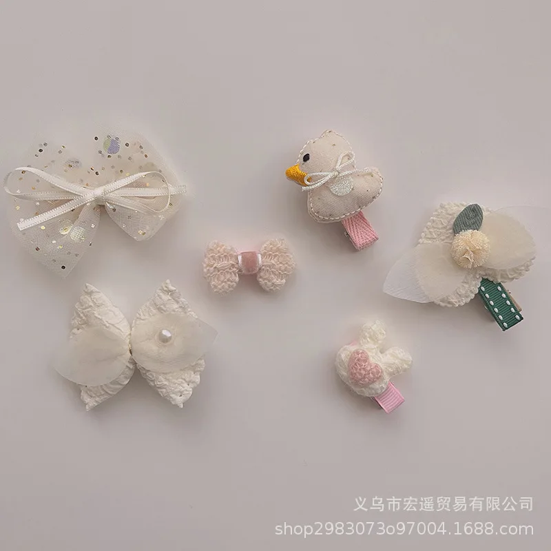 New cute foreign style baby children hair accessories Baby children daily everything princess style hairpin set