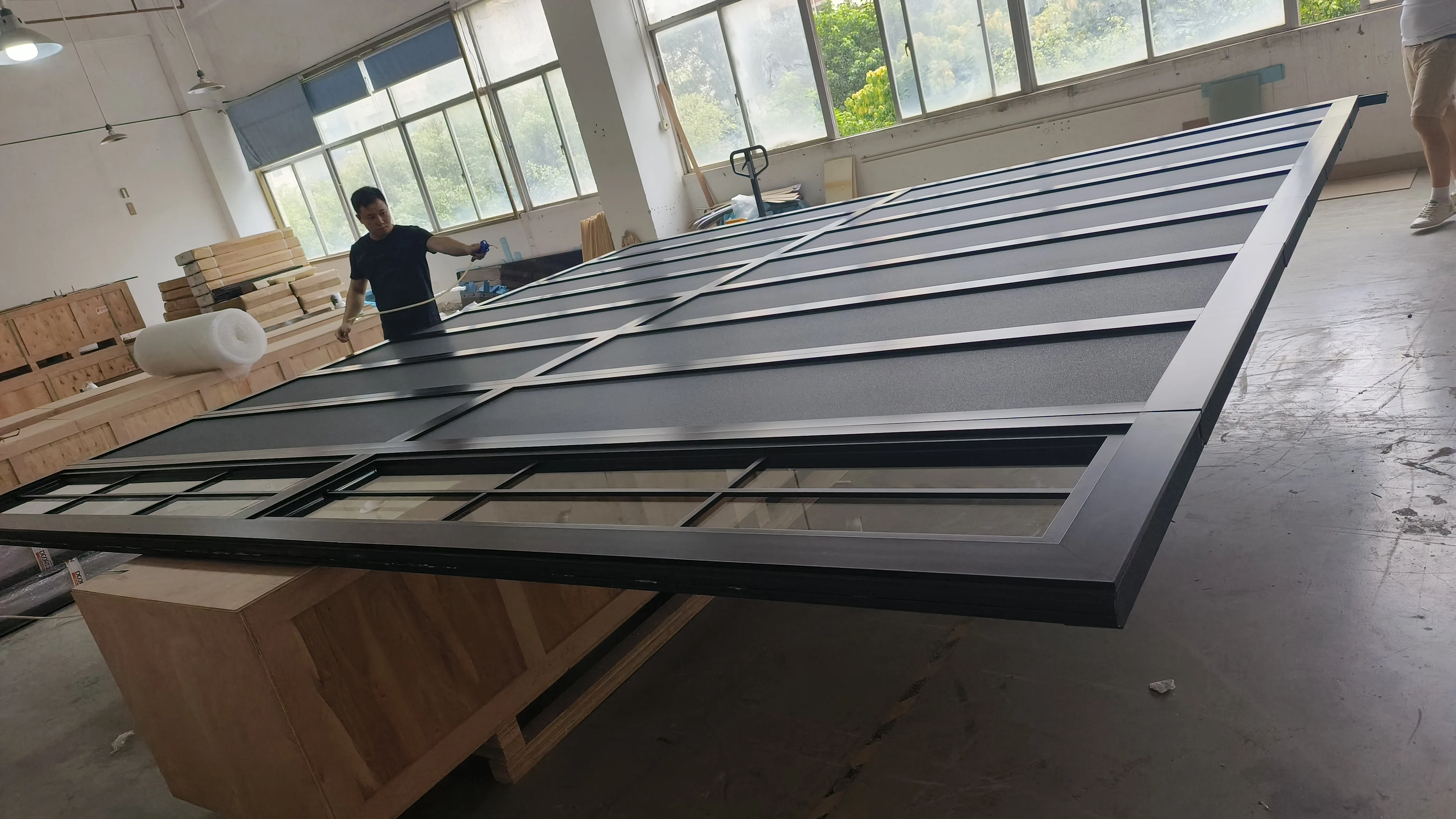 LongTai New Design Over 45db Soundproof Interior Solid Wood Doors Hotel Recording Studio Acoustic Door Hotel Door