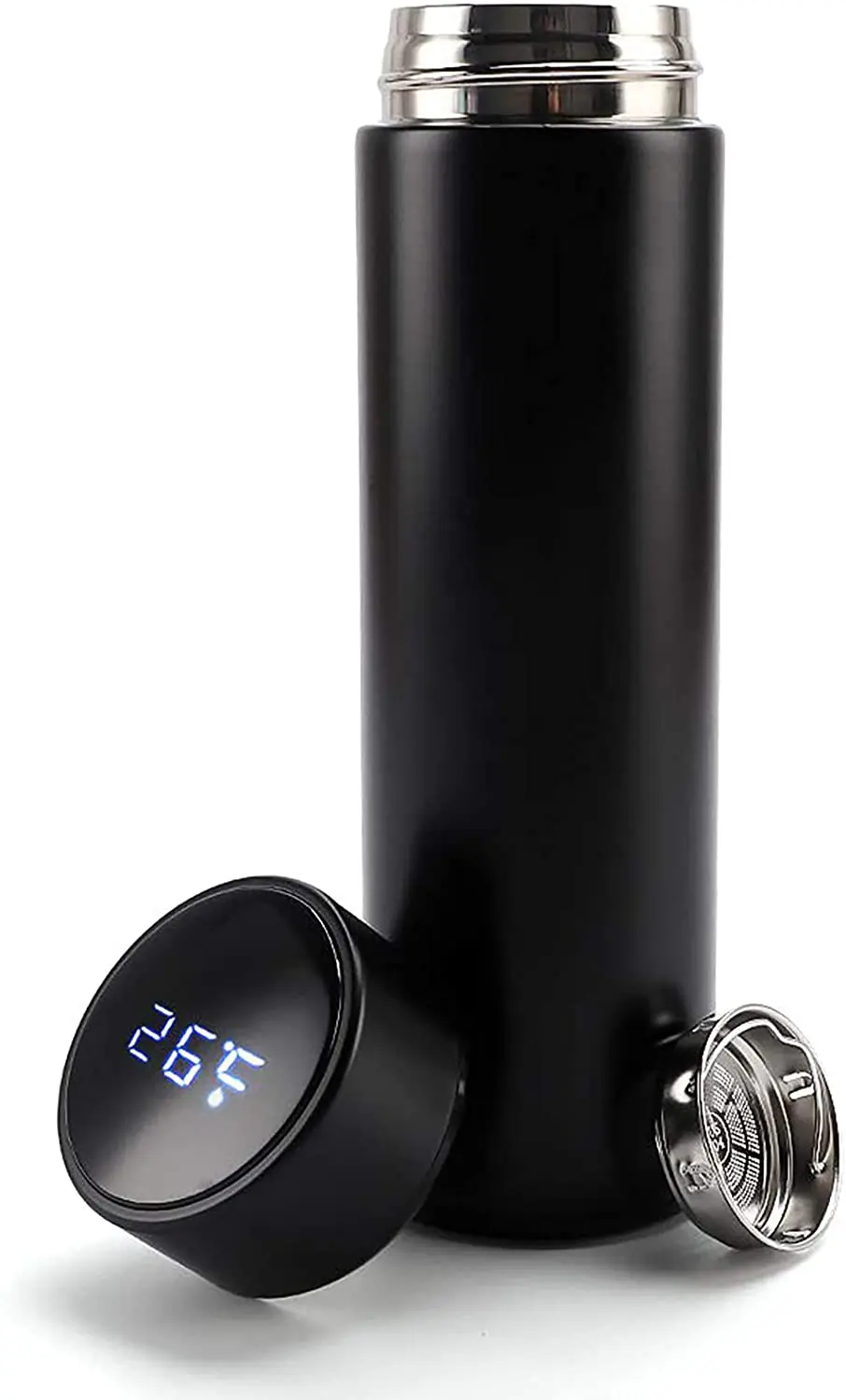 Custom color logo smart thermos flask smart heated thermos battery smart flasks thermos bottle