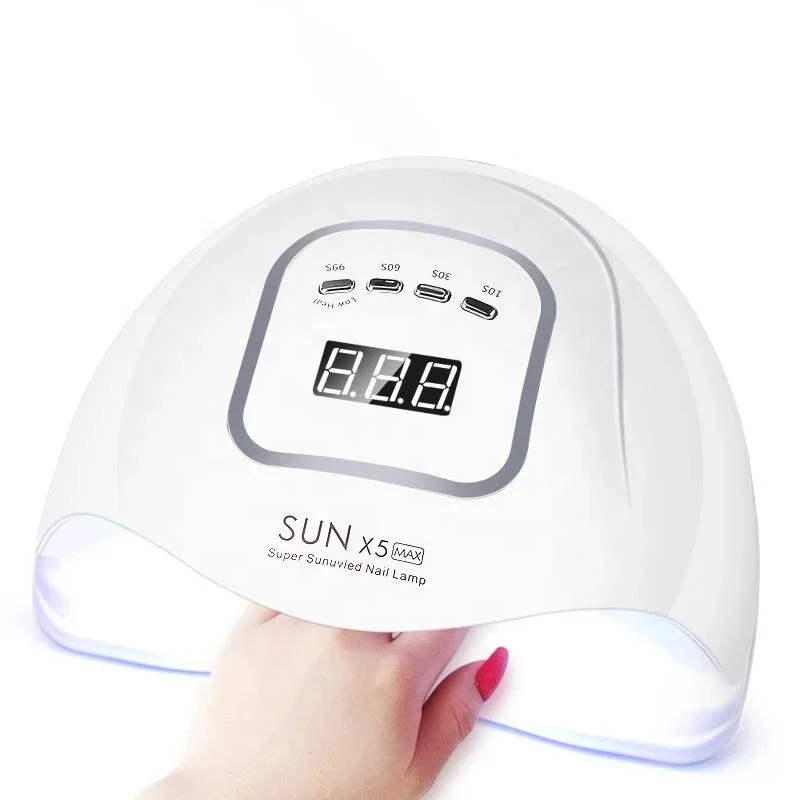 Новая лампа для ногтей Lidan 150 Вт SUNX5MAX, Интеллектуальная Индукционная фототерапия, высокомощная быстросохнущая Сушилка для ногтей