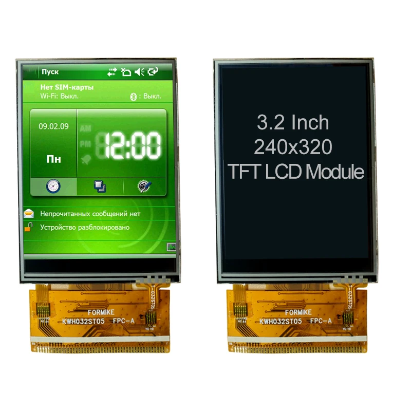 Mcu/rgb/spi интерфейс дюймов 3 2 tft панель 240x320