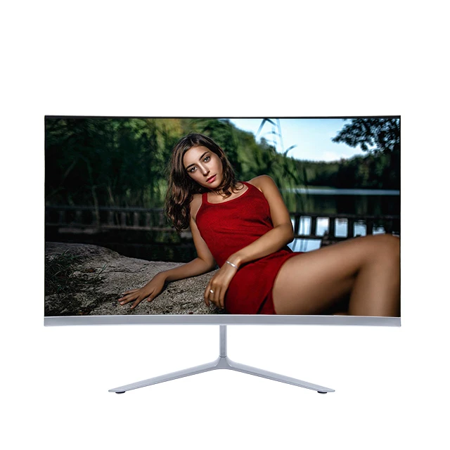 Computer monoblock i9 pc desktop all in one 23.6 inch curved screen i3 i7 i5 diy gaming computer