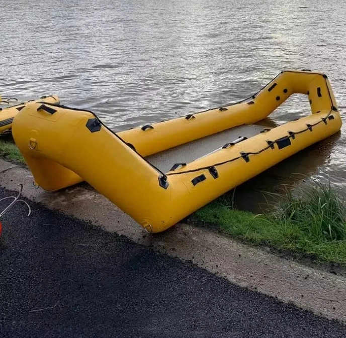 Water Surf Boat Pvc Inflatable Rescue Sled Fishing Rowing Boat Jet Ski Board For Ice Rescue