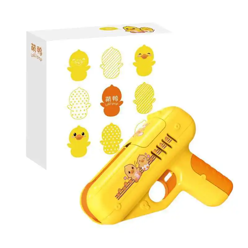 
Sweet lollipop gun candy toys plastic candy storage light musical creative gift toy 