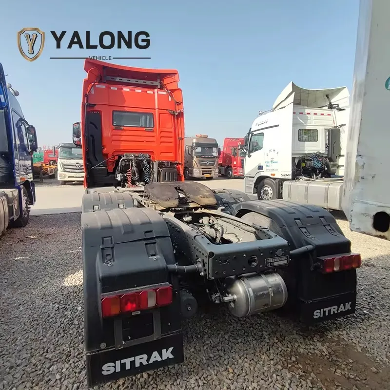 Second hand sinotruk sitrak G7 tractor truck 6x4 480hp trailer head 10wheels heavy duty truck