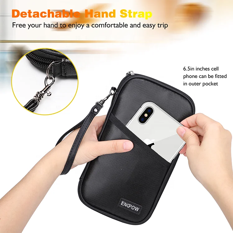 OEM/ODM Fireproof Money Credit Card Storage Case Waterproof Fireproof Travel Family Passport Holder