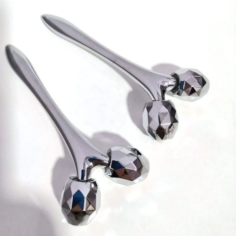 Eye Massage Cream Cosmetic Gold Metal Spoon And Spatula roller