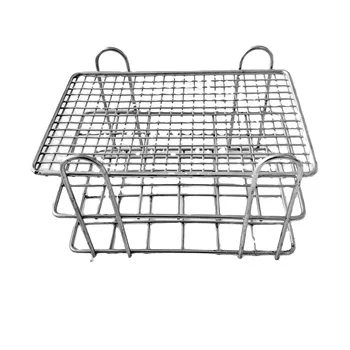 Stainless steel organizer basket storage metal mesh basket