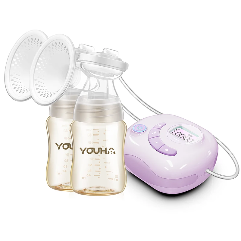 wholesale variable flow Dual Breastfeeding Milk Machine double electric breast pump