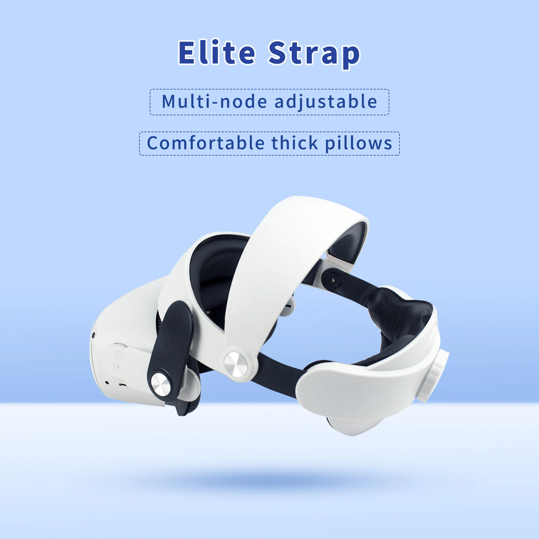 FOR elite strap for comfort and weight savings Compatible with Meta/Oculus Quest 2 All-In-One Virtual Reality Headset accessory