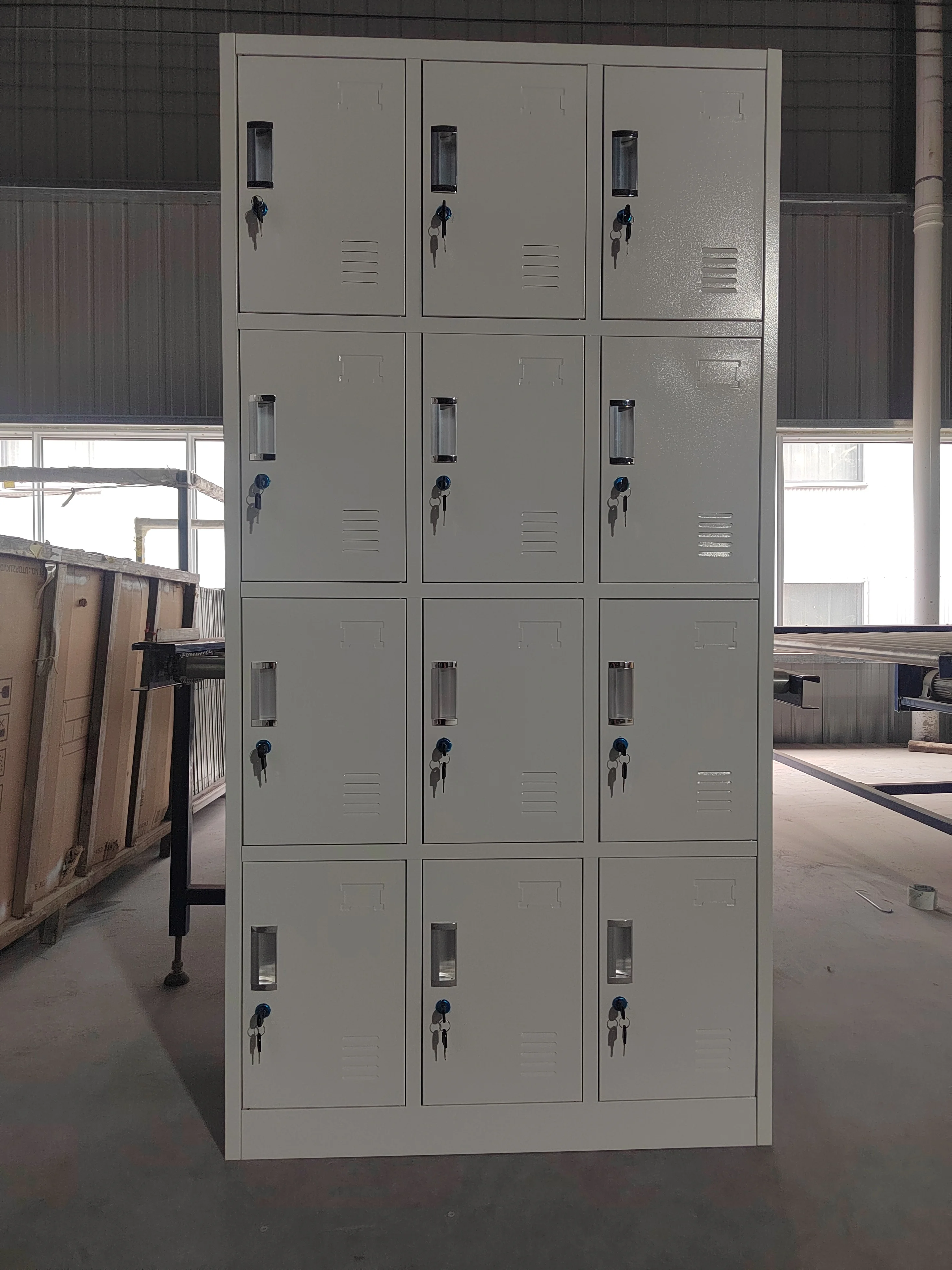 12 door Steel Storage Cabinets Locker  Steel Locker Durable Student School Cabinet Hostel Locker