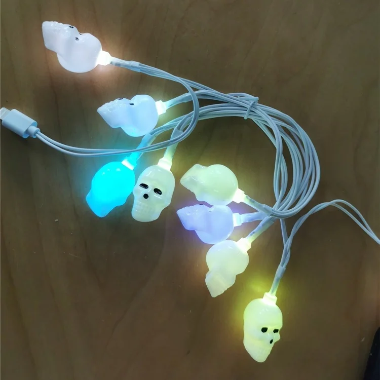 Halloween 8LED Ghost shape Led Fairy Lights for Christmas Decoration Thanksgiving Party