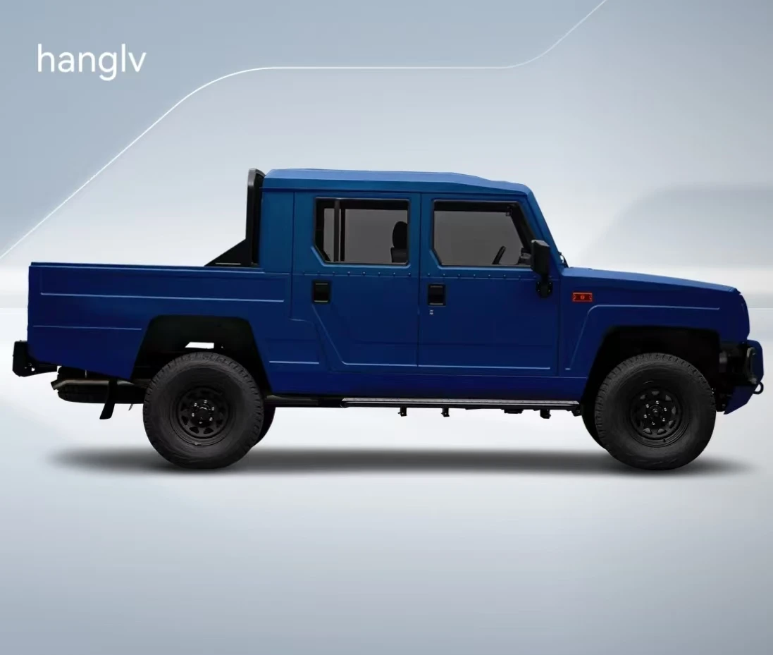 High quality BAW 4 door mini 4 wheel car small gasoline pickup truck for sale