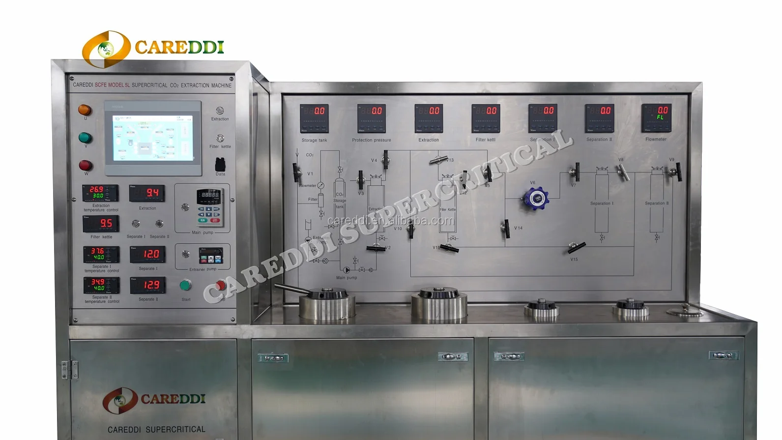 5Liter Supercritical CO2 Extraction Machine With Filter Tank For pepper volatile oil Extraction Plant Equipment For Sale