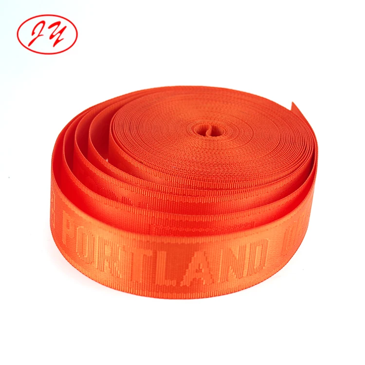 Fashion style 38mm high quality nylon jacquard webbing for luggage bags woven shoulder strap garment accessory suitcase tape