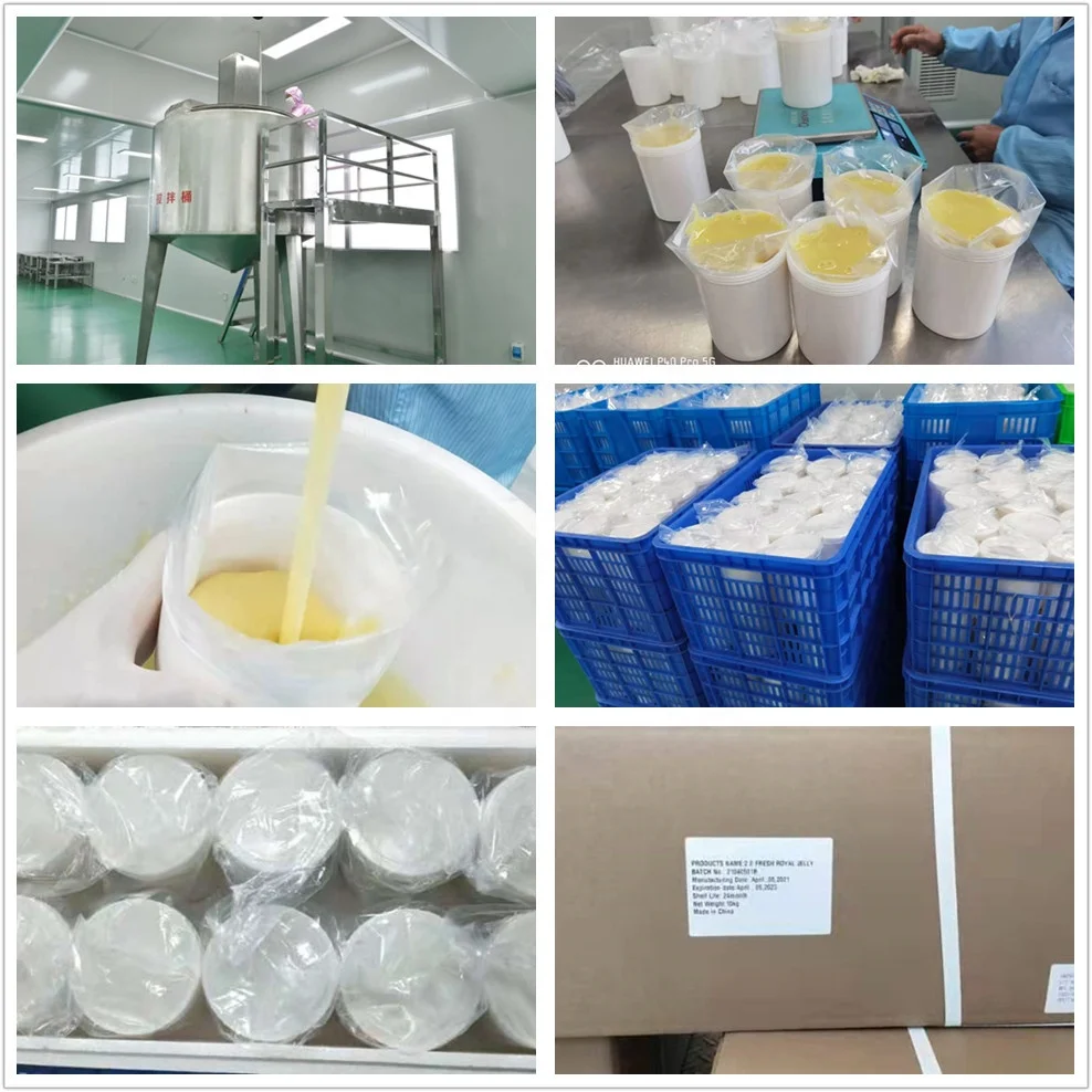 High Quality HALAL Fresh Gelee Royale Liquid natural organic fresh royal jelly 1.0% 1.8% 10-HDA