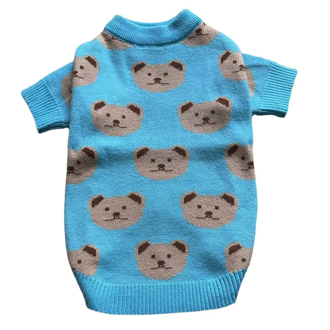 Wholesale European American Fashion Design Trend Dog Sweater Cat Clothes Pet Turtleneck Sweater Pet Dog Apparel Clothes