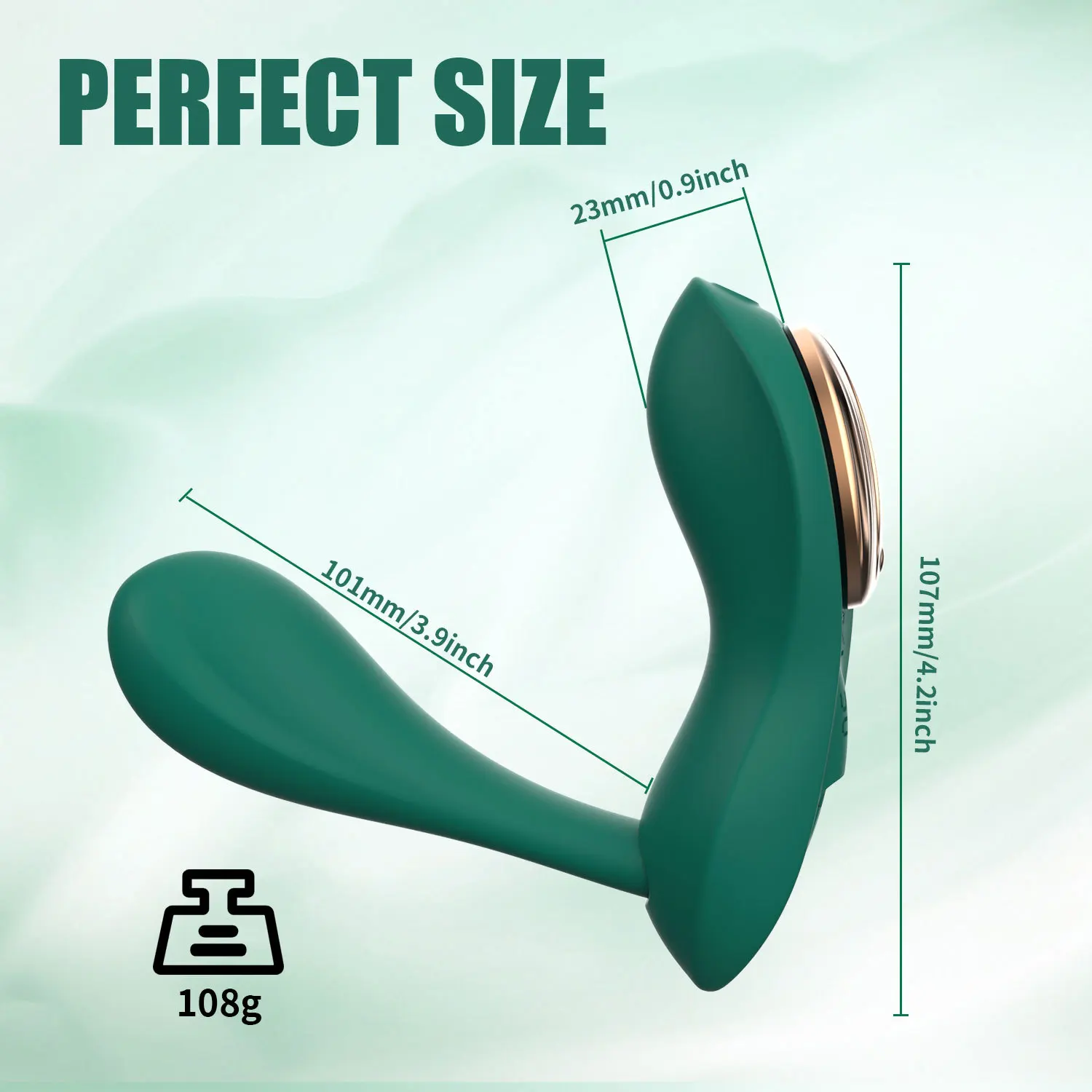 Men and women flirting share detachable invisible combination wearable vibration massager Amazon anal plug G-spot vibrator