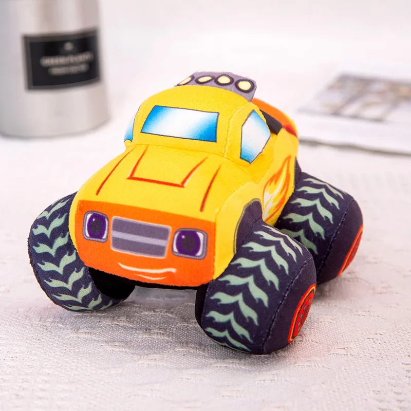 Wholesale Promotional Monster Stuffed Car SUV dolls Plush Animal Soft Toy Plush Cars Toys For Kids Gift boys birthday gifts