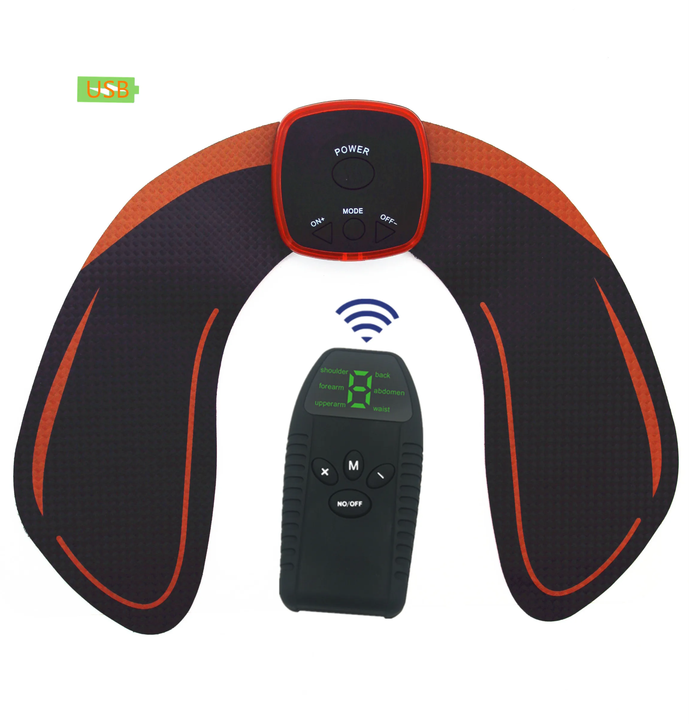 Unisex Popular exercise machine whole body fitness hips trainer for women/men with USB charge and remote control