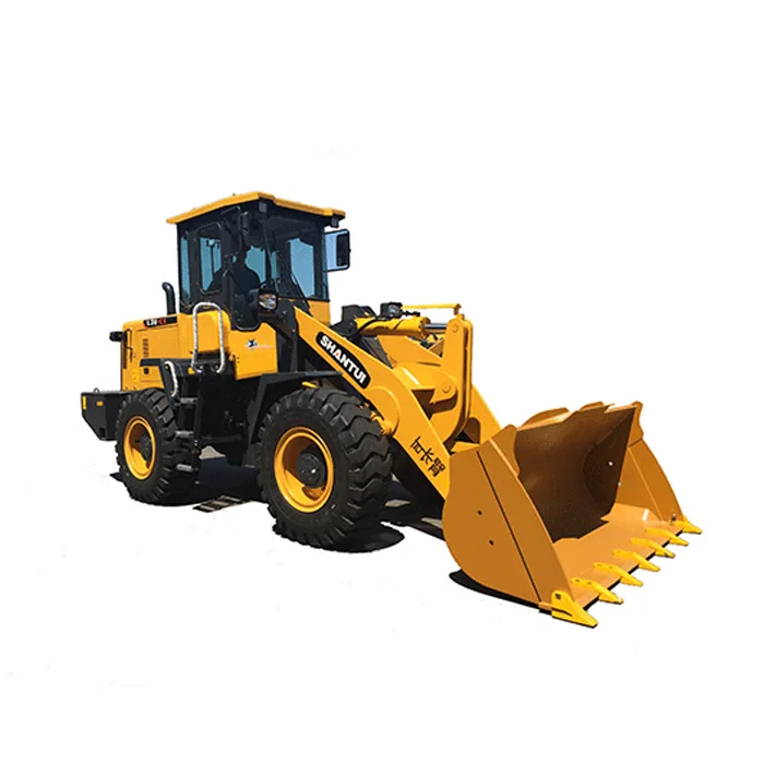 Factory price of Shantui L36-C3 3t small mining tire wheel loader with attachments for sale