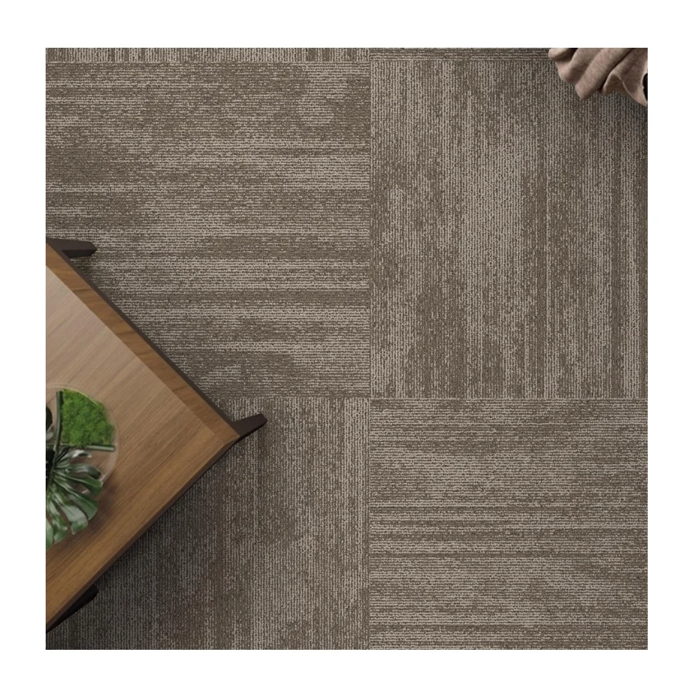 Kaili Commercial Square Carpet Tiles 50x50cm Machine-Made Block Flooring with Nylon Plain 50x50cm Tile Carpet