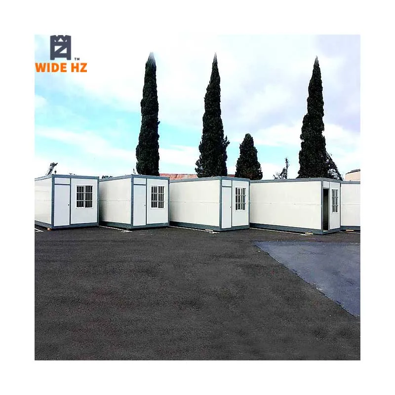Folding prefabricated flat pack container office 20Ft homes Philippines folding houses quick build container house cabins