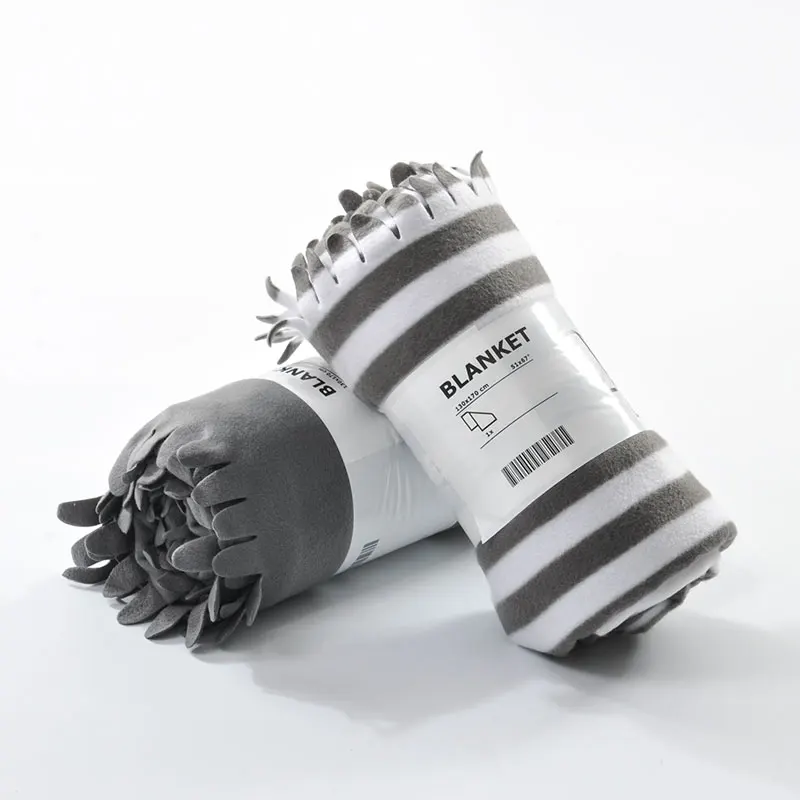 
Children 100%polyester Ultrasonic fleece custom thick baby muslin blankets 