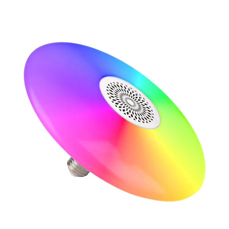
Smart Bt Remote Control Sync Deformaiton Night Light Ceiling Ufo 30W Rgb Musical Speaker Led Music Bulb Lamp Light 