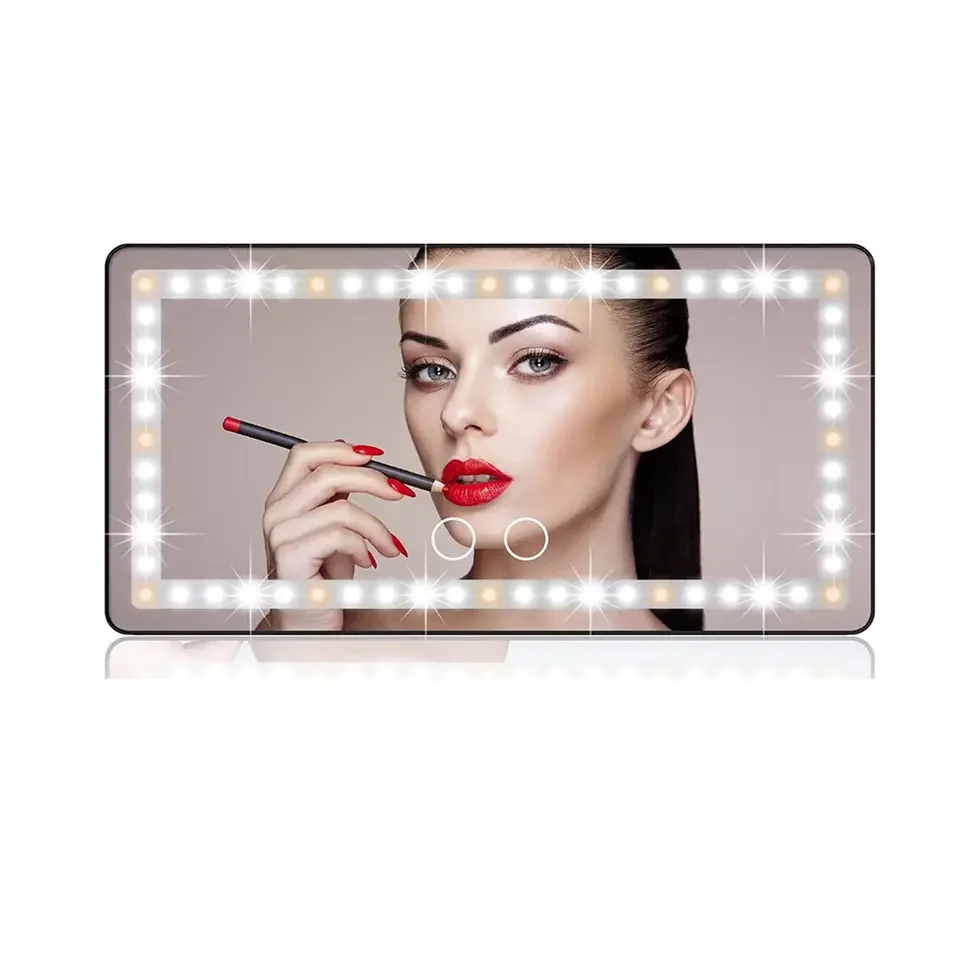 Rechargeable Led Car Sun Visor Vanity Mirror with Lights Travel Makeup Mirror for Car Vanity Mirror