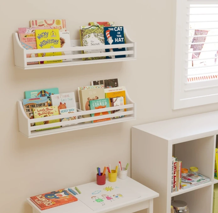 Customized wholesale multifunctional wooden wall shelf wall shelf home decor