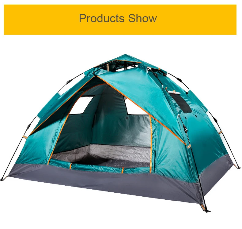 4 Person Customized Privacy Cheap Instant Auto Folding Portable Automatic Waterproof Canopy Outdoor Camping Pop Up Tent folding tent